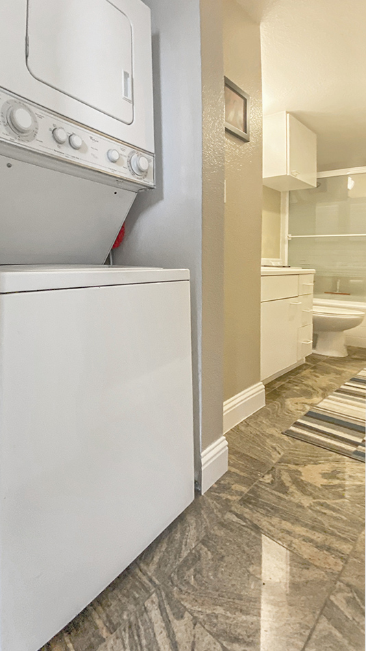 washer and dryer