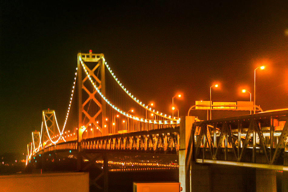 view of bay bridge